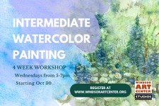 Intermediate Watercolor Painting (4 weeks)