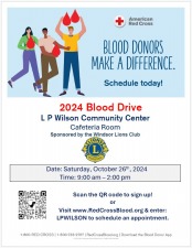 Lions Club Red Cross Blood Drive