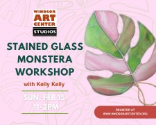 Stained Glass Monstera Workshop